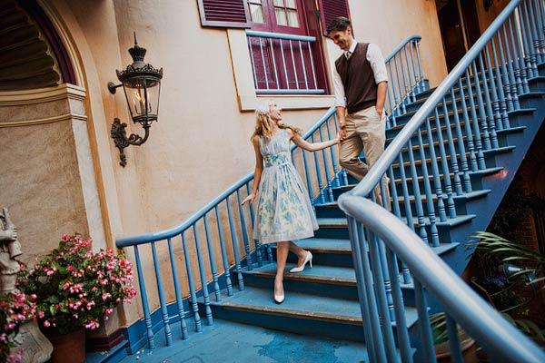 Bodas de hoy... ¡Sesión de compomiso en Disneyland!