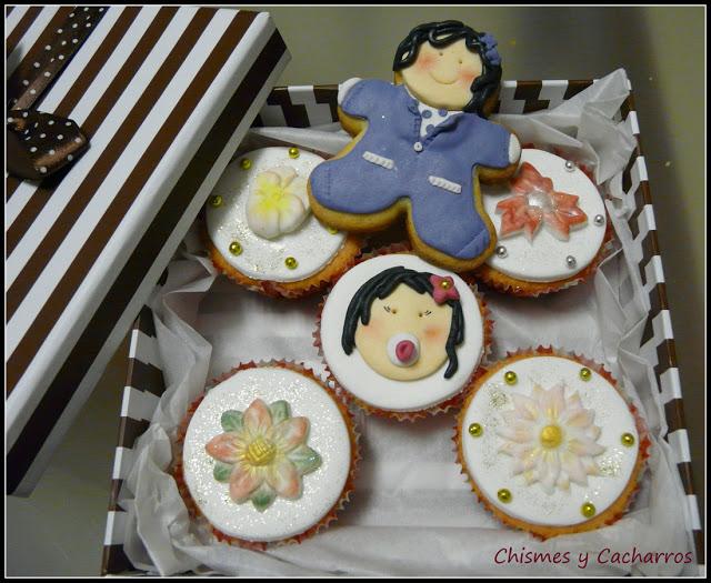 Magdalenas Decoradas para Leti