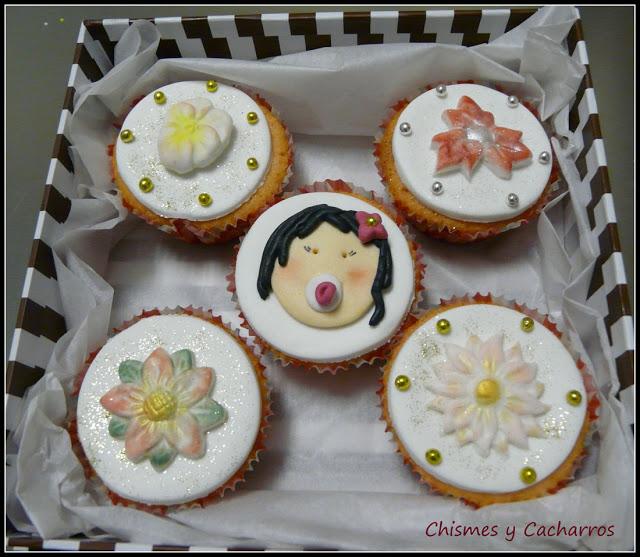 Magdalenas Decoradas para Leti