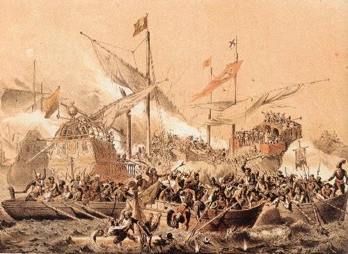 La batalla de Lepanto