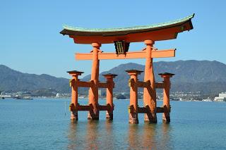 Isla de Miyajima galletas con forma de hoja de arce