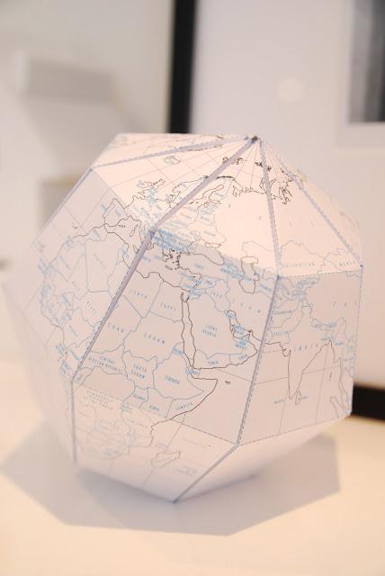 Diy: Globo terraqueo de papel
