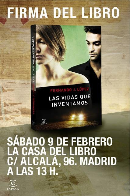 Fernando J. López firma su último libro 'Las vidas que nos inventamos'