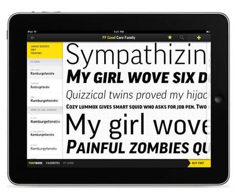 FontBook :: app para iPad y iPhone FontBook :: app para iPad y iPhone