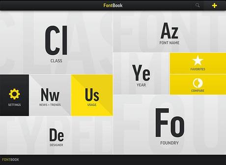FontBook :: app para iPad y iPhone FontBook :: app para iPad y iPhone