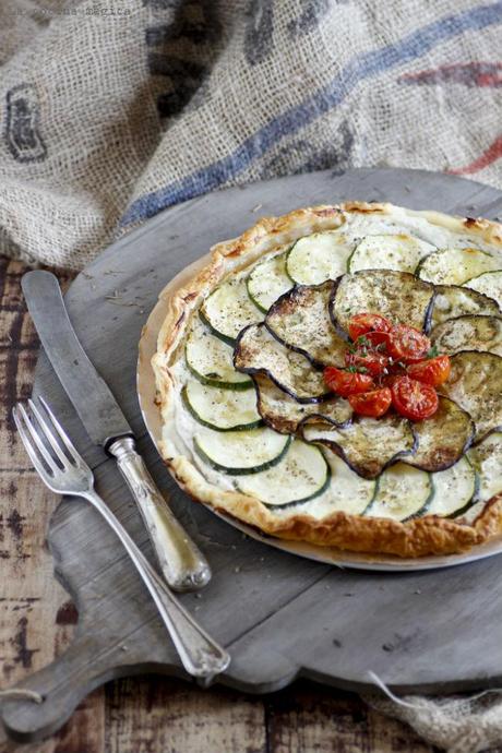 Tarta Ratatouille ( para comenzar el año con verduras)