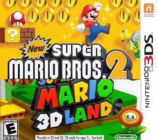 Fichas Nintendo 3Ds: New super mario bros 2 & Super mario 3D Land