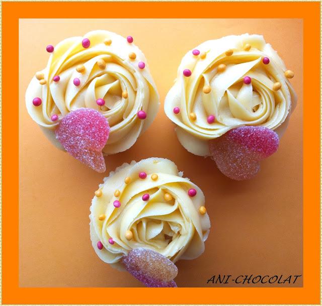 Cupcakes de melocotón y SIGO DE SORTEO!!