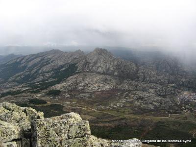 Mondalindo y Regajo desde Garganta de los Montes, Sierra Norte 12-1-13