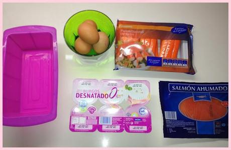 Receta light con surimi y salmón