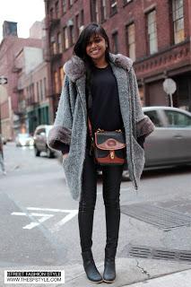 Street style:Winter coats