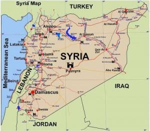 Mapa- Siria