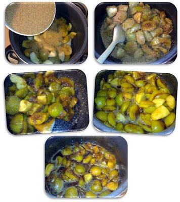 Mermelada de ciruela claudia con azúcar integral de caña e higos secos