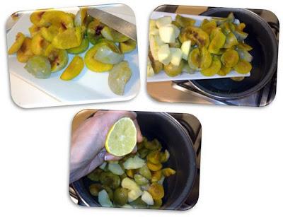 Mermelada de ciruela claudia con azúcar integral de caña e higos secos