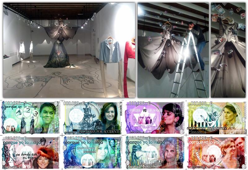 Ausín Sáinz en el Palacio de Pimentel. Valladolid.