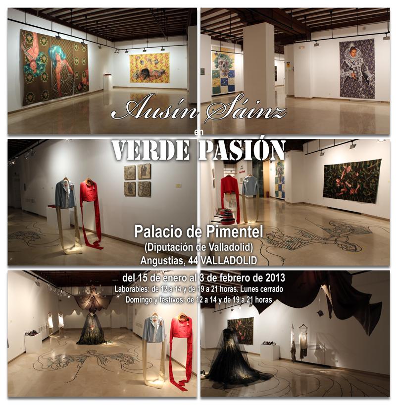 Ausín Sáinz en el Palacio de Pimentel. Valladolid.