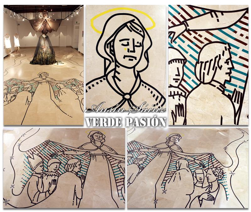 Ausín Sáinz en el Palacio de Pimentel. Valladolid.