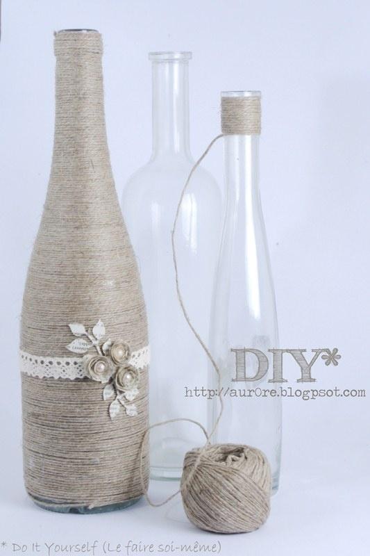 Reuso Creativo, decorando con botellas de vidrio