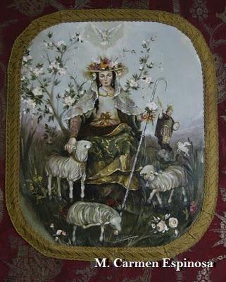 Iconografía de la Pastora de Cantillana: Pintura del Simpecado de Arahal