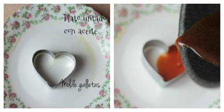 Brownie cupcake de San Valentín