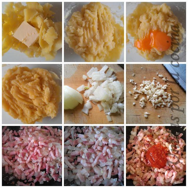 Papitas con Baicon Gratinadas