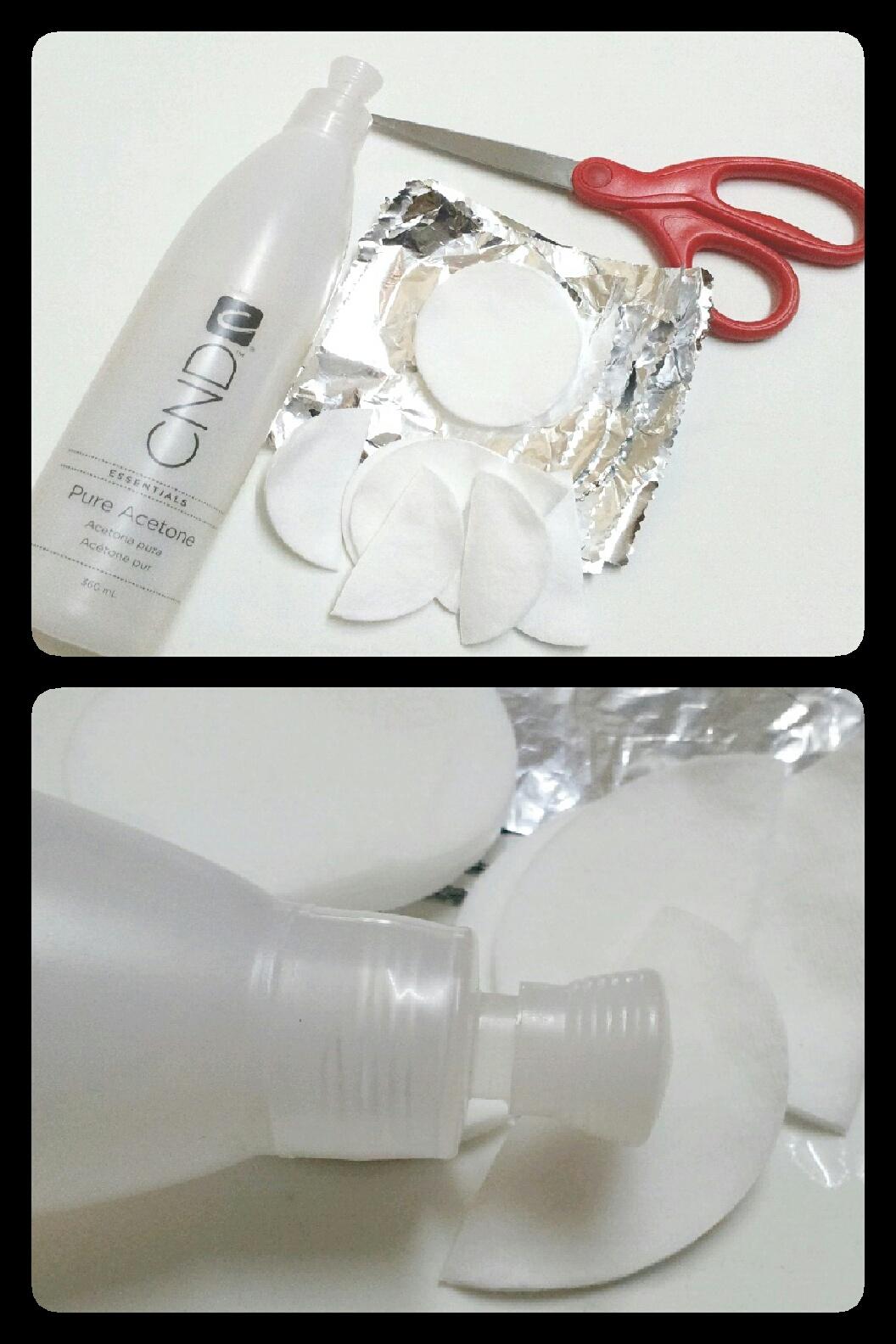 Retirar Laca con glitter