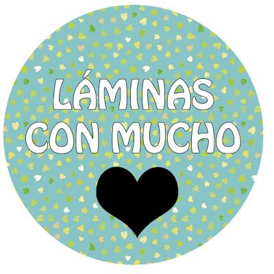 Láminas con mucho love