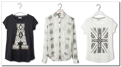 Print étnico en Pull