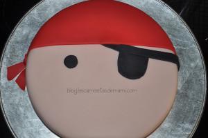 Tarta pirata de fondat Tarta pirata fondant 7
