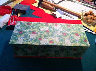 Clases de cartonnage con Mª Luisa