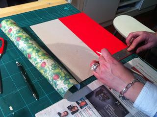 Clases de cartonnage con Mª Luisa