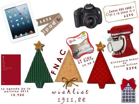 Fnac . We wishlist a Merry Xmas