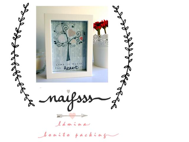 Sorteo ♥ Bonita Lámina enmarcada+packing