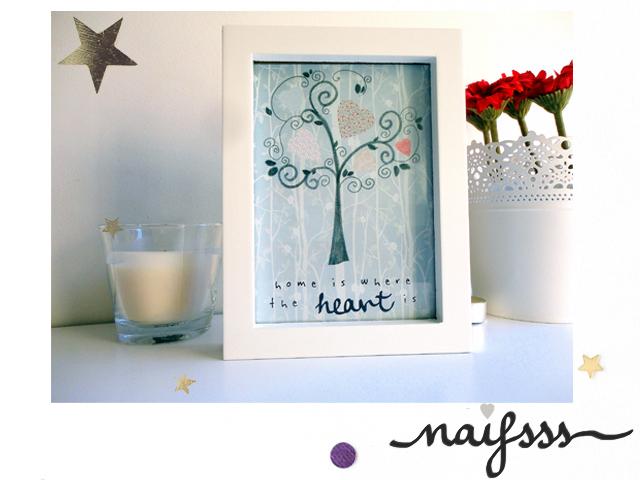 Sorteo ♥ Bonita Lámina enmarcada+packing