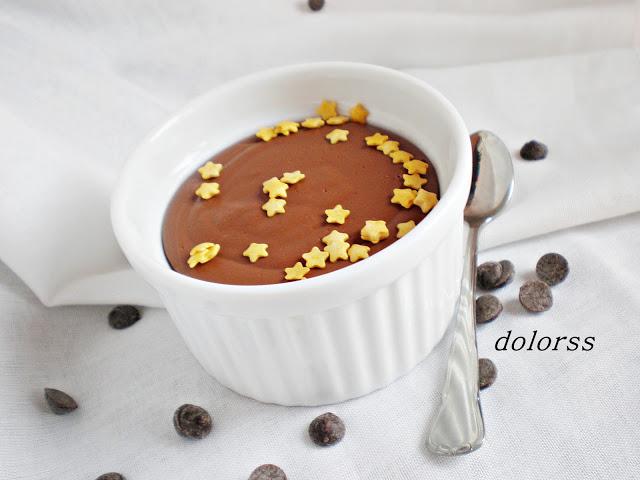 Postre ligero: Natillas de chocolate