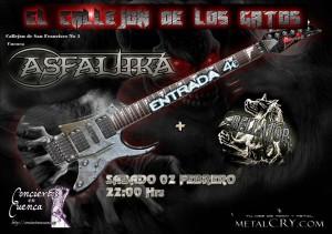 ASFALTIKA PRESENTARAN SU NUEVO DISCO EN CUENCA