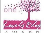 PREMIO "ONE LOVELY BLOG AWARD" (que significa: ENCANTADOR)