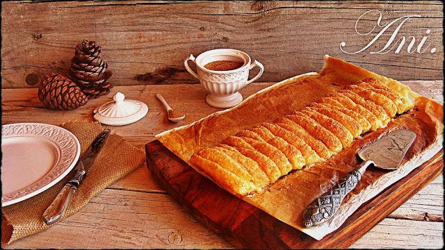 HOJALDRE CARAMELIZADO DE JAMÓN Y QUESO PASO A PASO.