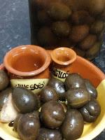 receta para aliñar aceitunas