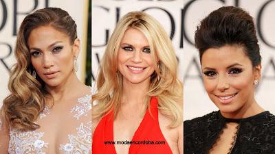 Moda y Tendencia en Maquillaje 2013.Rostros y Peinados Golden Globe 2013.