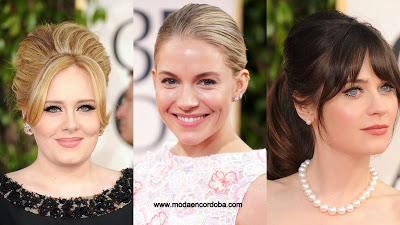 Moda y Tendencia en Maquillaje 2013.Rostros y Peinados Golden Globe 2013.