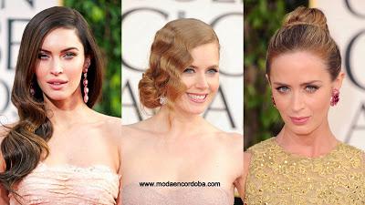 Moda y Tendencia en Maquillaje 2013.Rostros y Peinados Golden Globe 2013.