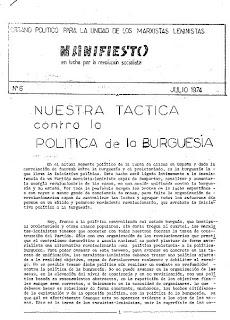 Octubre-UCCO-Comités Obreros-PCUR-PLO…Aquella década de los ‘70