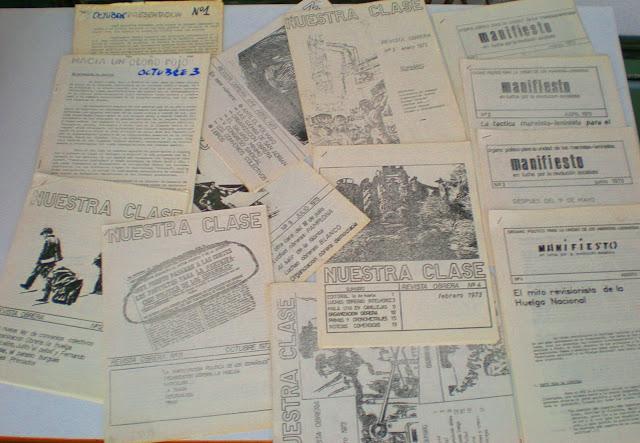 Octubre-UCCO-Comités Obreros-PCUR-PLO…Aquella década de los ‘70