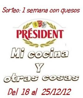 SORTEO: 1 SEMANA CON QUESOS PRESIDENT