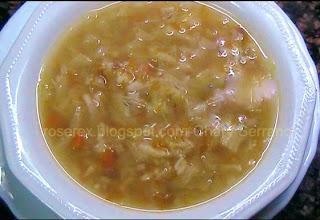 SOPA DE VERDURAS CON ARROZ Y JAMÓN “Mesa para 7.000 millones”, SOPA DE VERDURAS CON ARROZ Y JAMÓN “Mesa para 7.000 millones”,