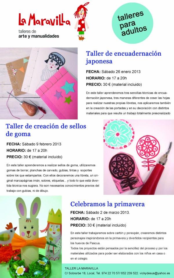 Hoy nos vamos a Huesca! Con unos Talleres para adultos en...