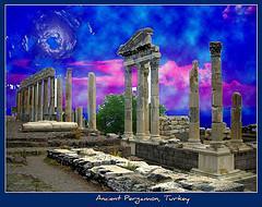 My first photoshop attemp. Bergama harabeleri,...