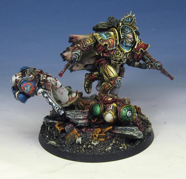 James Wappel Miniature Painting: The whole shebang!  Angron finished!