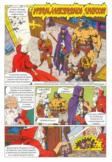 Cómic de Heroquest